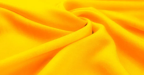 Tekstur Latar Belakang Desain Dengan Tekstil Kuning — Stok Foto