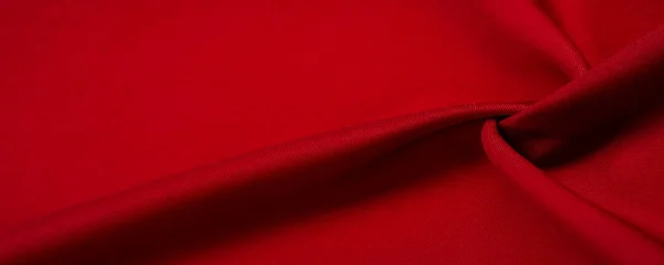 Texture Background Pattern Red Silk Fabric Silk Satin Weaving Differs — Stock Photo, Image