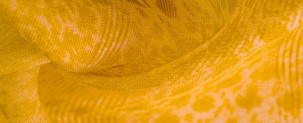 Жовта Шовкова Тканина Його Властивості Відрізняються Від Тканої Тканини Тим — стокове фото