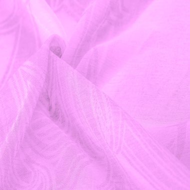 Cambric ipek- çok ince şeffaf yumuşak paralı kumaş, mor lavanta. Doku, arkaplan, desen, his,