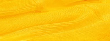 Projeleriniz için sarı ipek kumaş ezilmiş. Doku, arkaplan
