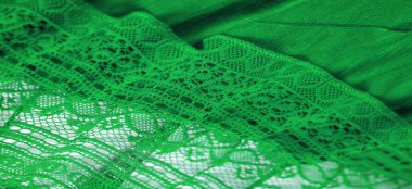  Yeşil örülmüş dantel üçgen eşarp, şal, sonbahar kış eşarbı, kapüşon, düğün aksesuarları proje fikirleri, tasarımcı moda erişimi. dokusu, arkası...