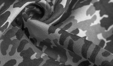 Siyah beyaz ipek kumaş, soyutlama, telif hakkı baskısı, askeri kamuflaj kumaşı, tasarımlarınız arka plan tasarımı yapmanızı sağlayacak. 