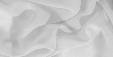  Beyaz ipek kumaş. Bu ipek organzanın yumuşak bir açık dokuması var. Özel durumlar için tasarladığınız her şey için bu lüks kumaşı kullanın.