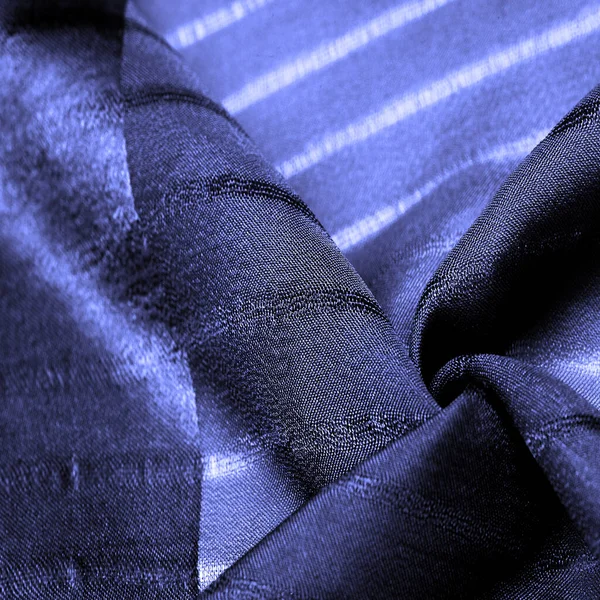 Textura Fundo Padrão Tecido Azul Simples Com Linhas Linhas Formadas — Fotografia de Stock