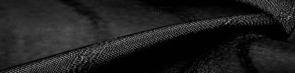Tecido Cinza Simples Com Linhas Linhas Formadas Pela Extração Fio — Fotografia de Stock