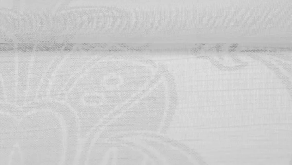 Selyem Cambric Cambric Nagyon Vékony Áttetsző Puha Mercerizált Szövet Ezüst — Stock Fotó