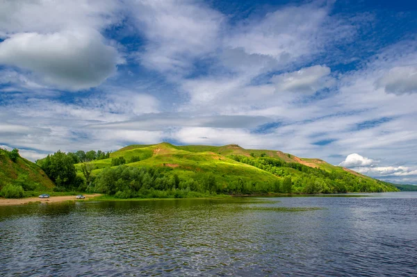 Schöne Sommerlandschaft Bei Tageslicht — Stockfoto