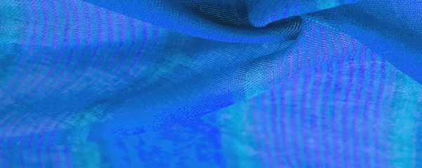 Tekstura Tło Wzór Projekt Tkanina Niebieska Fioletowymi Paskami Jest Odważna — Zdjęcie stockowe