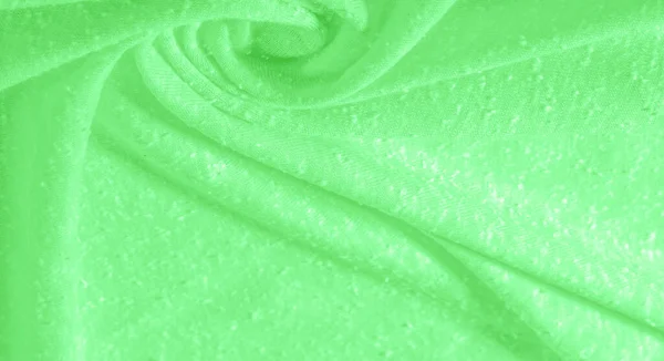 Fondo Patrón Textura Ornamento Vintage Tela Verde Con Gránulos Artificiales —  Fotos de Stock