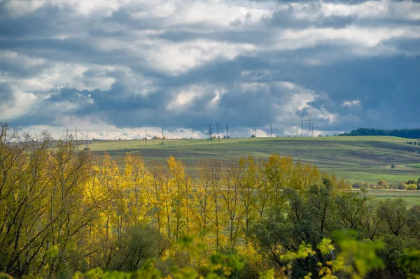 Pittoresk Utsikt Över Höstlandskapet Dagsljus — Stockfoto