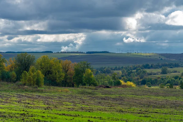 Pittoresk Utsikt Över Höstlandskapet Dagsljus — Stockfoto