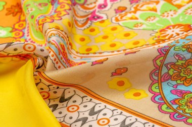 ipek desenli kumaş, desenli Hint temasının geleneksel unsurları bohem desenli, renkli desen, arka plan, desen