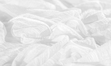 doku, arkaplan, desen, koleksiyon, buruşuk ipek kumaş hayalet beyazı. Üç Boyutlu