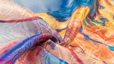 doku, arkaplan, desen, duvar kağıdı, kartpostal, poster, ipek kumaş, renkli boyanmış palet, canlı renkler, kırmızı-sarı politra, azgın fantezi