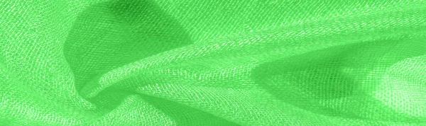 Material Verde Brilhante Esta Seda Excepcionalmente Suave Macia Com Uma — Fotografia de Stock