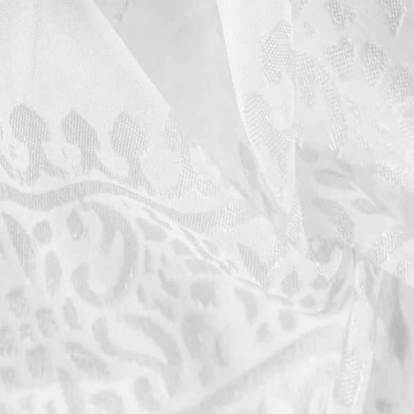 Texture Dell Immagine Collezione Tessuto Seta Sciarpa Donna Lavanda Bianco — Foto Stock