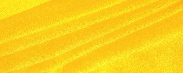 Material Amarillo Brillante Esta Seda Excepcionalmente Suave Suave Con Una — Foto de Stock
