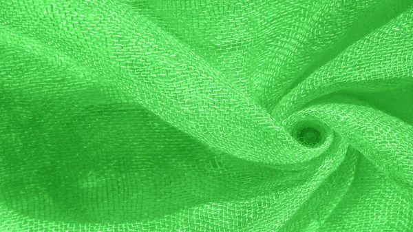 Ljusgrönt Material Detta Silke Exceptionellt Lent Och Mjukt Med Vacker — Stockfoto
