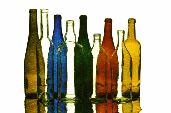 Texture of the bottle — Stock Photo, Image