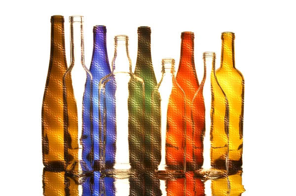 Textura da garrafa — Fotografia de Stock