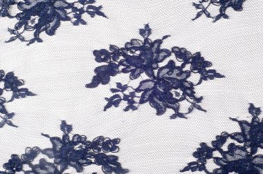 Dantel kumaş dokusu. İnce güzel dantel