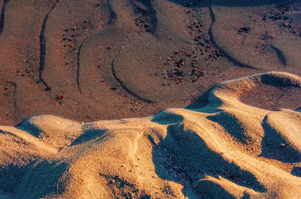 Textuur Van Het Zand Zand Wilde Natuur — Stockfoto