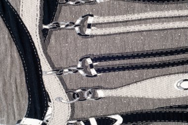 Kumaş dokusu. doku, tekstil, kumaş, dokuma malzeme. Fotoğraf stüdyosunda vurdu. genellikle dokuma veya örme Tekstil lifleri tarafından üretilen kumaş,.