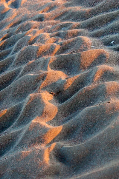 Textuur Van Het Zand Zand Wilde Natuur — Stockfoto