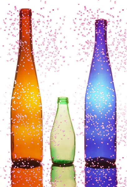Textura da garrafa — Fotografia de Stock