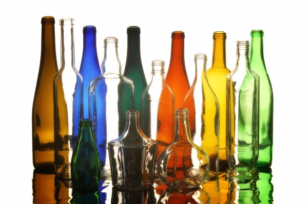 Bottles texture — Stock Photo, Image