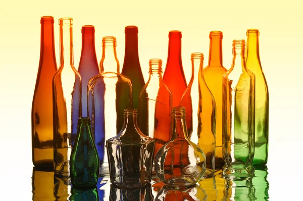 Botellas textura — Foto de Stock