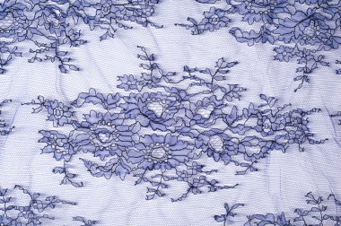 Dantel kumaş dokusu. İnce güzel dantel