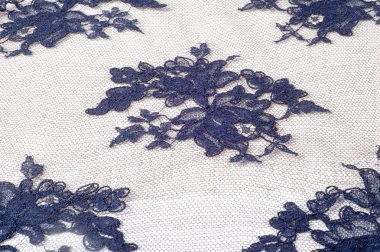 Dantel kumaş dokusu. İnce güzel dantel