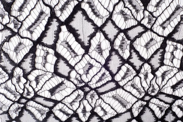 Lace texture on fabric — Stock Photo, Image