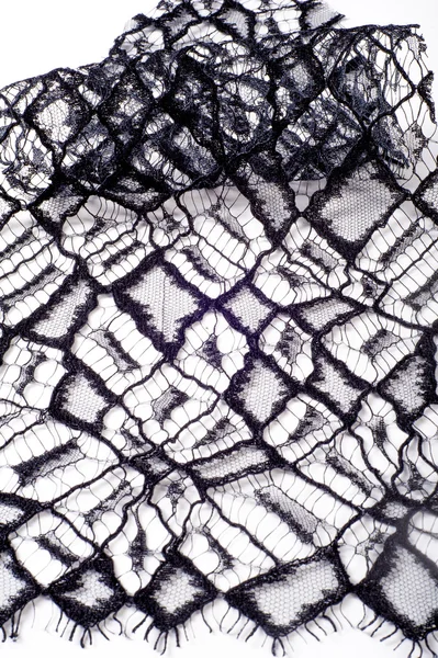 Lace texture on fabric — Stock Photo, Image