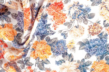 Kumaş dokusu. doku, tekstil, kumaş, dokuma malzeme. Fotoğraf stüdyosunda vurdu. genellikle dokuma veya örme Tekstil lifleri tarafından üretilen kumaş,.