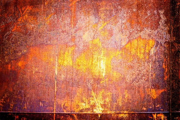 Υφή από σκουριασμένο σίδηρο — Φωτογραφία Αρχείου