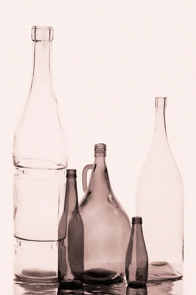 Textura garrafas — Fotografia de Stock