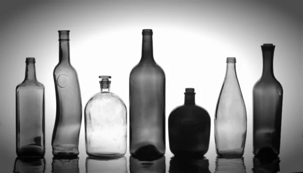 Текстура бутылок — стоковое фото