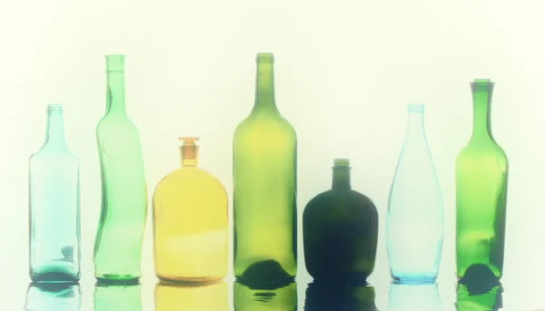 Текстура бутылок — стоковое фото