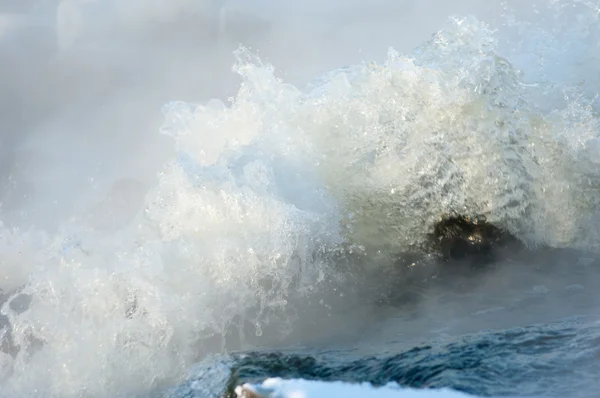 Struttura Delle Onde Acqua Fotografato Natura — Foto Stock