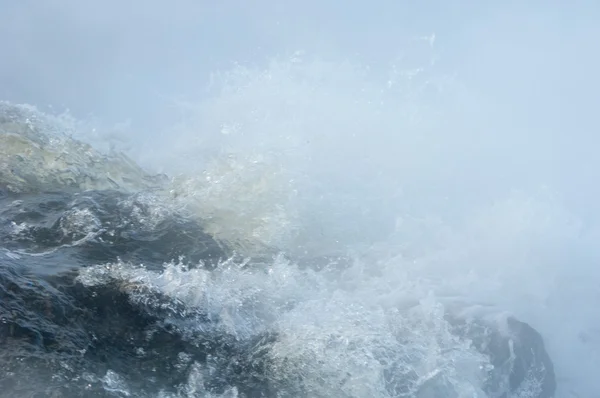 Vodní Vlny Texturu Fotografoval Přírodě — Stock fotografie
