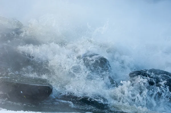 Textura da onda de água — Fotografia de Stock