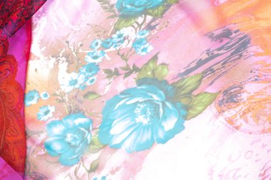 Pembe kumaş. doku. Stüdyo fotoğrafı