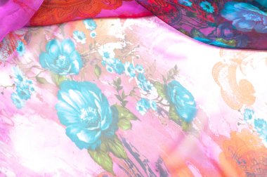 Pembe kumaş. doku. Stüdyo fotoğrafı