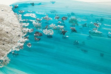 topu cüppe. doku. bornoz. Stüdyo fotoğrafı