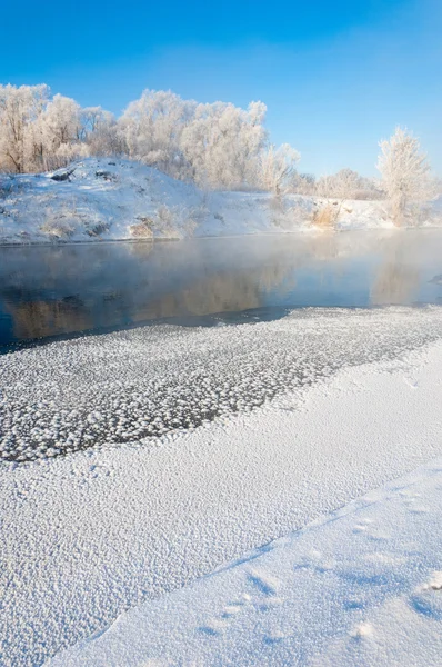 Winter, Winter-Flut, Winter-Zeit — Stockfoto