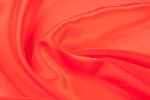 赤い布 ファブリック テクスチャ 織機や繊維を編みによって普通作り出される — ストック写真