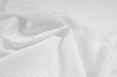 Kumaş rengi ile delik beyazdır. Doku. Fotoğraf stüdyosu